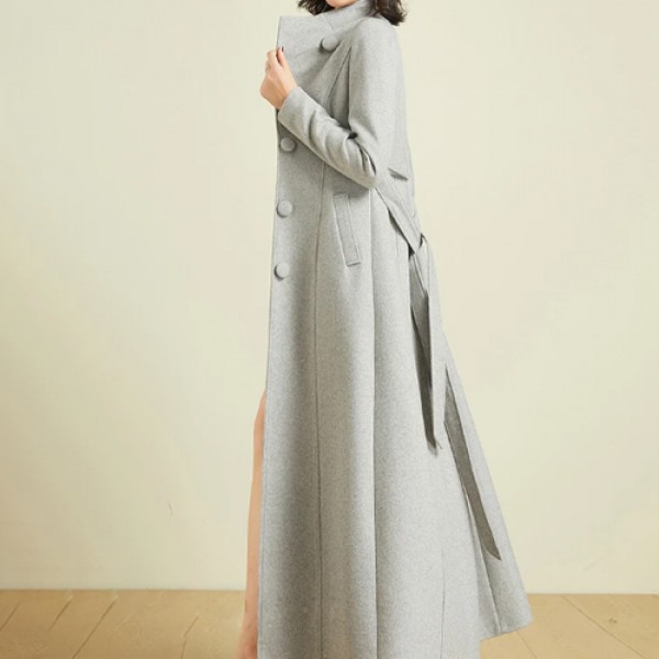 New Women's Overlength Woolen Coat, Autumn/Winter ...