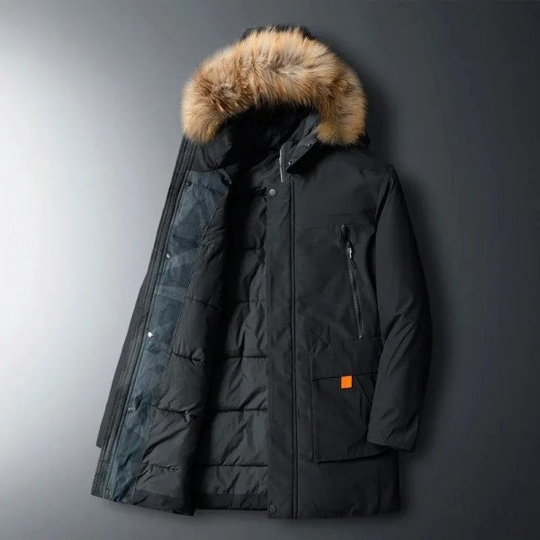 Men's High-Quality Thermal Down Jacket, Thick Puff...