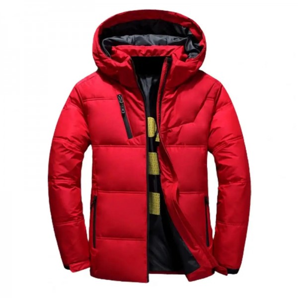Quality Brand Men's Down Jacket, Slim Thick Warm S...
